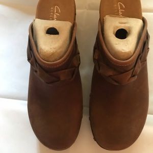 Clark’s Leather Clogs